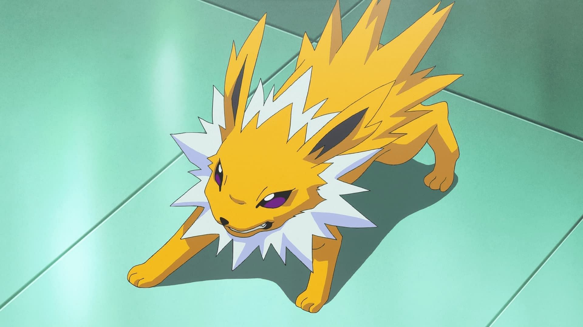 Jolteon as seen in the anime (Image via The Pokemon Company)